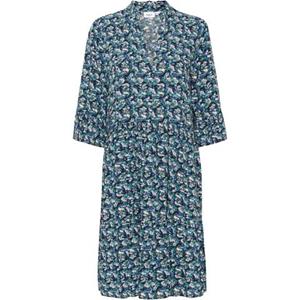Saint Tropez Blousejurk EdaSZ dress met volants en 3/4 mouwen