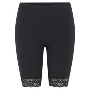 Decoy Mid-length Capri Leggings With Lace 