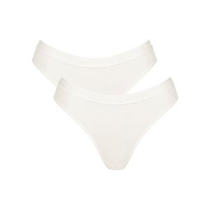 Sloggi Go casual dames high leg 2 pack silk white maat xs 1 Stuk