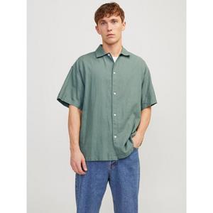Jack & Jones Overhemd met korte mouwen JORFARO LINEN OVERSIZED SHIRT SS SN