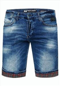 Rusty Neal - Korte Spijkerbroek Heren - Hitton - Regular Fit - Italianstyle