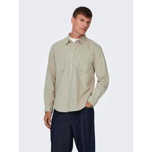 ONLY & SONS Overhemd met lange mouwen OS ONSALP RLX 2PKT WASHD COR