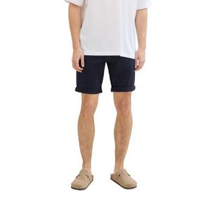 Tom Tailor Denim Slim fit korte chino in effen design