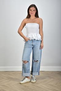 Citizens of Humanity jeans Ayla met scheuren blauw