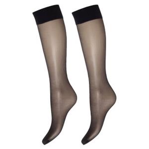 Decoy 2 stuks Soft Lux 15 DEN Knee-high Socks 