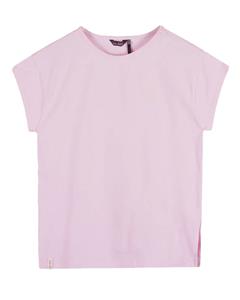 NoBell Meisjes top met knoop en artwork - Kasis - Vintage roze