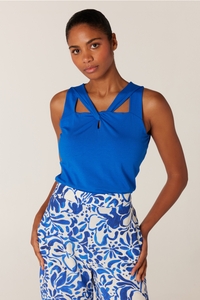 Jansen Amsterdam Fenya v370 jersey solid sleeveless singlet blue