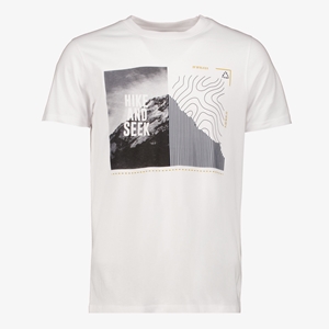 Unsigned heren T-shirt met opdruk