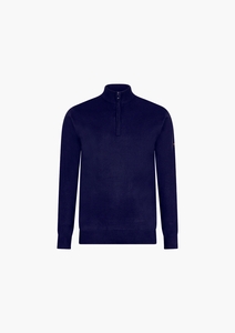 Black Donkey Luxury zip sweater i black