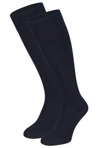 Basset 2-pack Bamboe kniekous - dames & heren - Hoge bamboe sokken