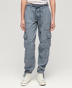 Superdry Vrouwen Lichtgewicht Beach Cargobroek Blauw