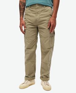 Superdry Mannen Baggy Cargobroek van Biologisch Katoen Beige