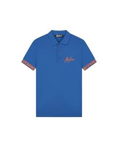 Malelions Men Venetian Polo | Cobalt/Orange