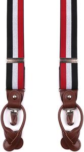 Suitable Luxe Bretels Rood Wit Blauw -