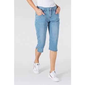 MAC Capri jeans Capri Ingelegde decoratieve plooien aan de zoom