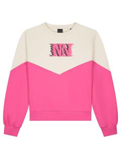 Nik & Nik Meisjes sweater two tone