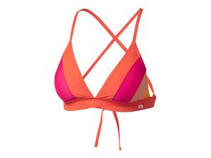 Mistral Dames bikinitop (Oranje/donkerroze, 36)