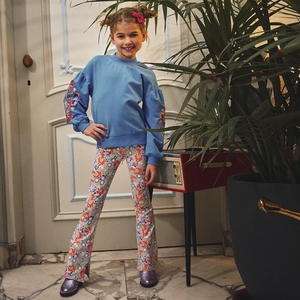 Z8-collectie Flared broek Mila (bisque)