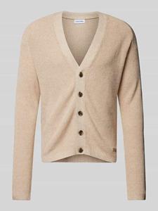 Calvin klein Vest in tricot met knoopsluiting