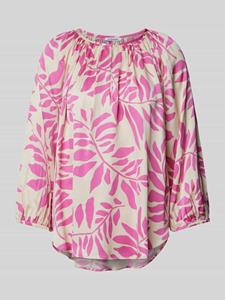 Seidensticker Blouse van viscose met all-over motief