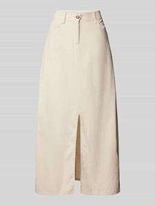 Soyaconcept Linnen rok met loopsplit, model 'Ina'