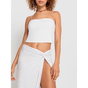 LSCN by LASCANA Top met spaghettibandjes en midi rok (set, 2-delig, En midi rok)