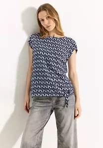 cecil Blouse met print en knopen