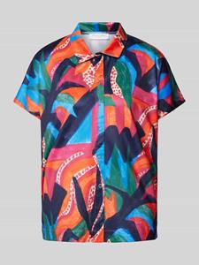 Christian Berg Woman Blouseshirt met all-over motief