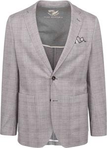 Blazer Suitable Colbert Face Print Lichtbruin