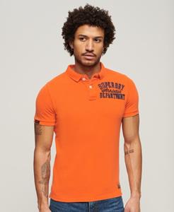 Superdry Mannen Vintage Athletic Poloshirt Oranje