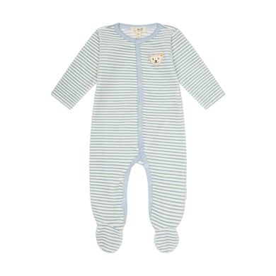 Steiff Romper met lange mouwen, hemelsblauw