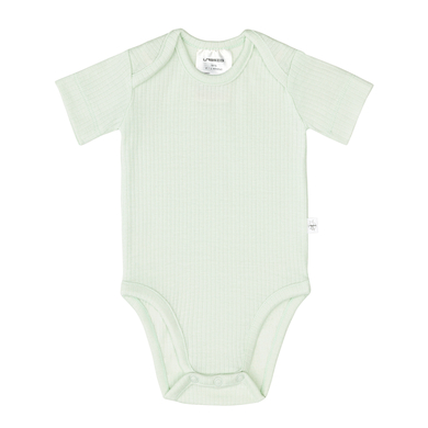 LÄSSIG Baby romper korte mouw Tencel geribd mint