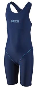 BECO badpak, donker blauw/turquoise,**