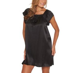 ladyavenue Lady Avenue Pure Silk Baby Doll Dress 