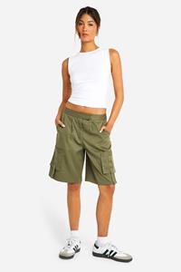 Boohoo Cargo Culottes, Khaki