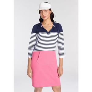 KangaROOS Jerseyjurk korte jurk, casual look, van ribbreiwerk