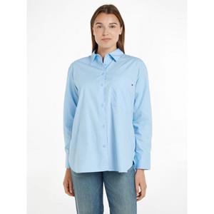 Tommy Hilfiger Overhemdblouse SOLID COTTON EASY FIT SHIRT