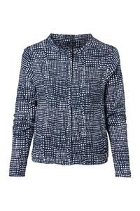 Mart Visser Vivian Print Jacket Navy / Wit