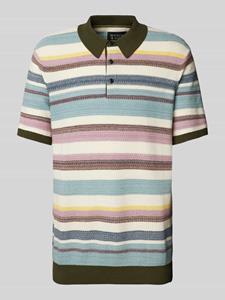 Scotch &odatructure Knitted Polo Heren