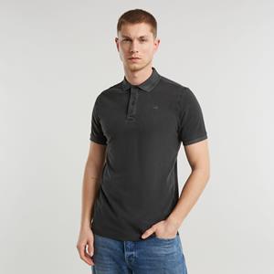 G-Star dunda overdyed slim polo d11595-d756 b564 dk gd
