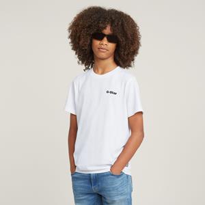 G-Star RAW Jongens T-Shirt Regular - Wit - jongens