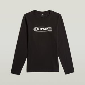 G-Star RAW Jongens T-Shirt Regular - Zwart - jongens