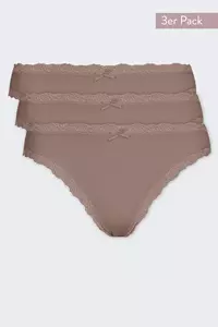 Nina von C 3-pack dames Jazzpant - Kant