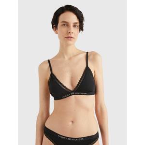 Tommy hilfiger Triangel-BH in microvezel en kant