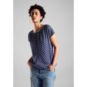 STREET ONE Shirttop met glitteropschrift