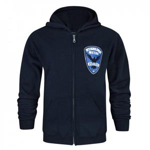 Arrow Starling City Metro Police-hoodie met volledige ritssluiting voor heren S Vloot