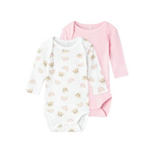 name it Body met lange mouwen 2-pack Orchid Pink