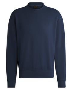 Heren Hugo Boss Logo Crewneck Sweatshirt in Blauw