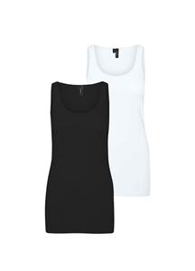 Vero Moda Tanktop VMMAXI MY SOFT LONG TANK TOP 2-PACK (set, 2-delig)