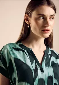 STREET ONE Gedessineerde blouse met grafisch patroon